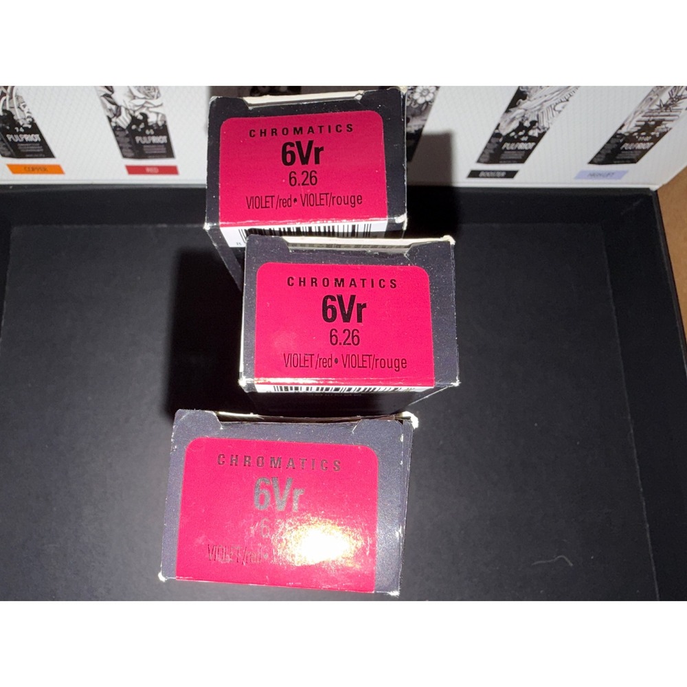 Redken Chromatics 6.26 6VR‎ Violet Red Permanent Hair Color oil delivery